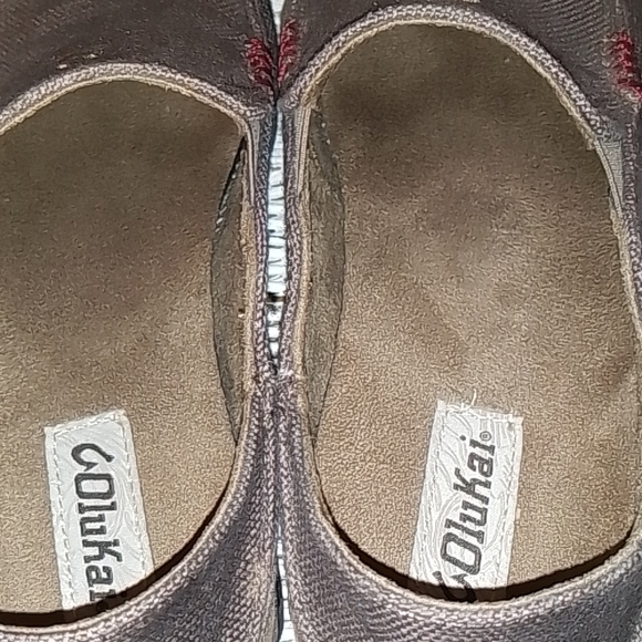 🚨B2G1 OLUKAI Brown Canvas Loafers - Picture 4 of 6